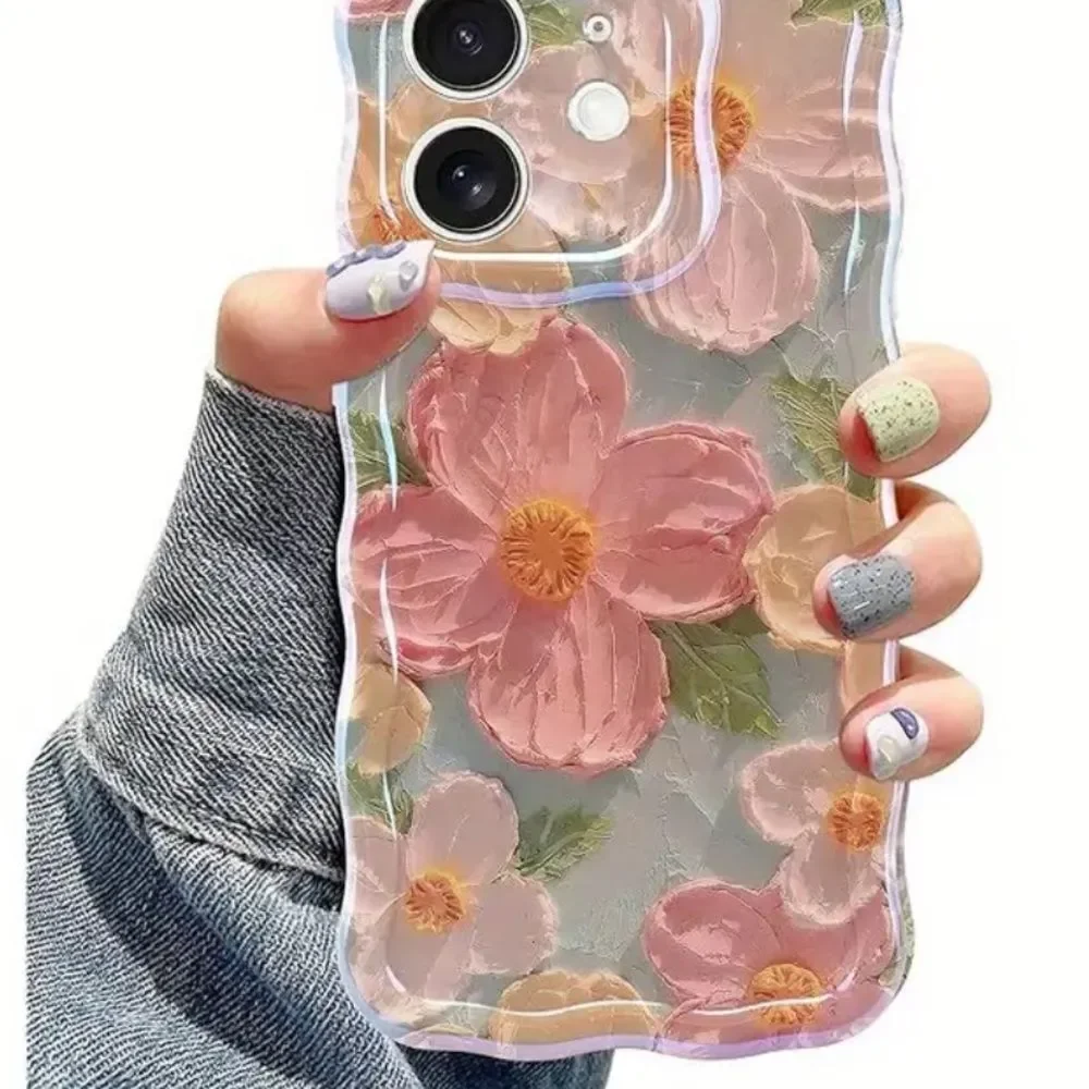 🌸🩷 EUC Colorful Heart Design + Floral Phone Case Bundle iPhone 11 🩷🌸